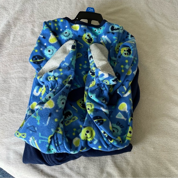 Kids Headquarters 2 PK 12 Month Flame Resistant Sleepwear footie pajamas NWT - Picture 3 of 8